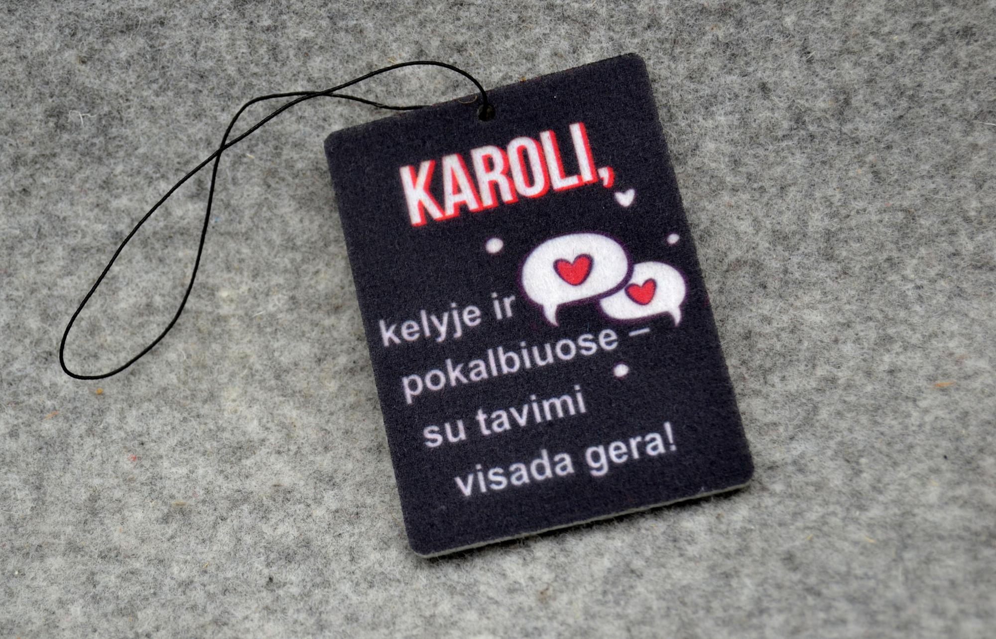 Automobilio kvapukas „Meilės pokalbiai”