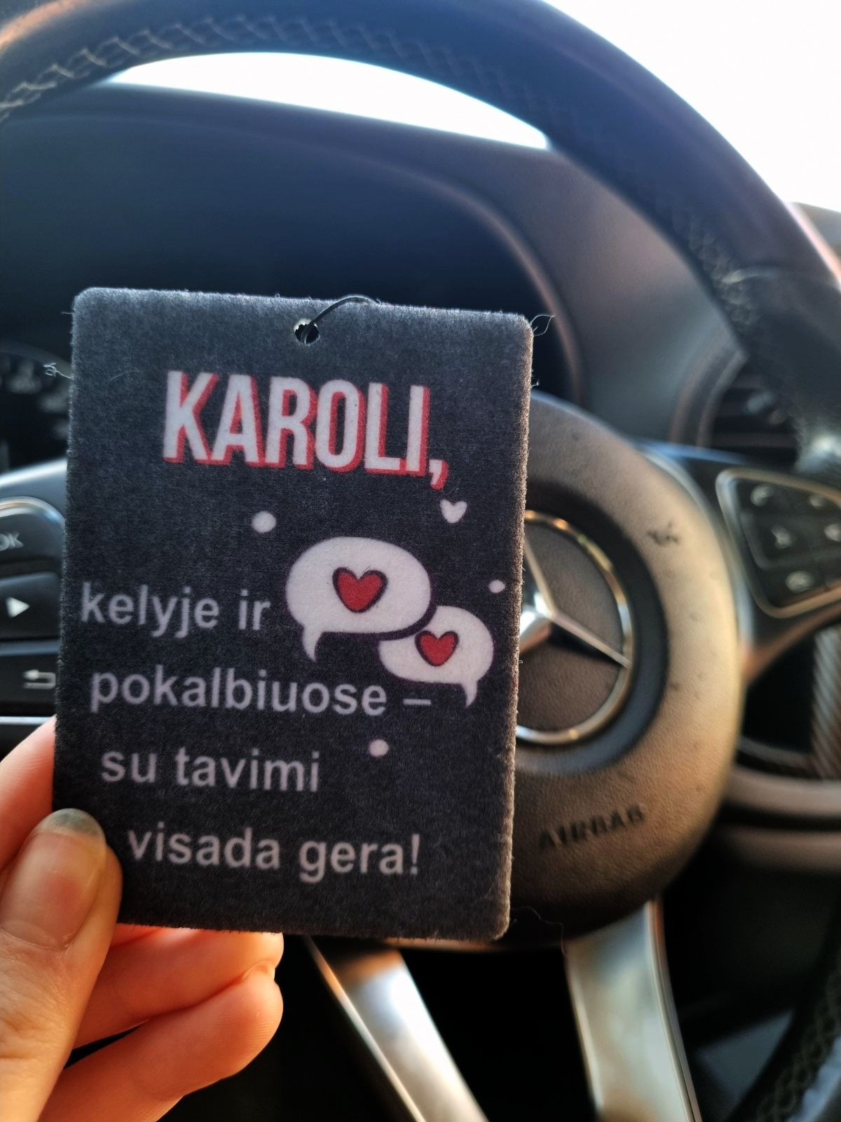 Automobilio kvapukas „Meilės pokalbiai”