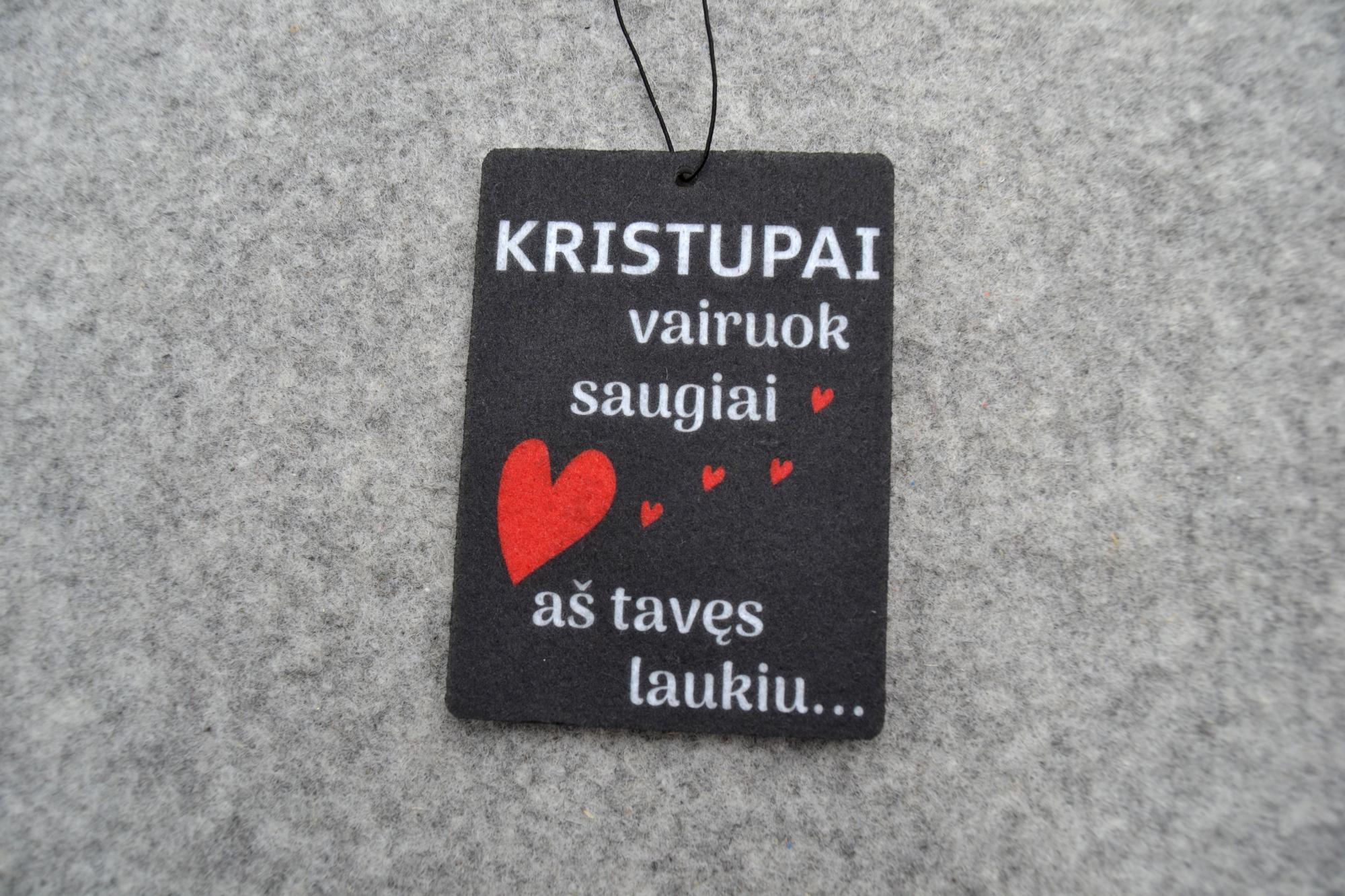 Automobilio kvapukas „Vairuok saugiai”