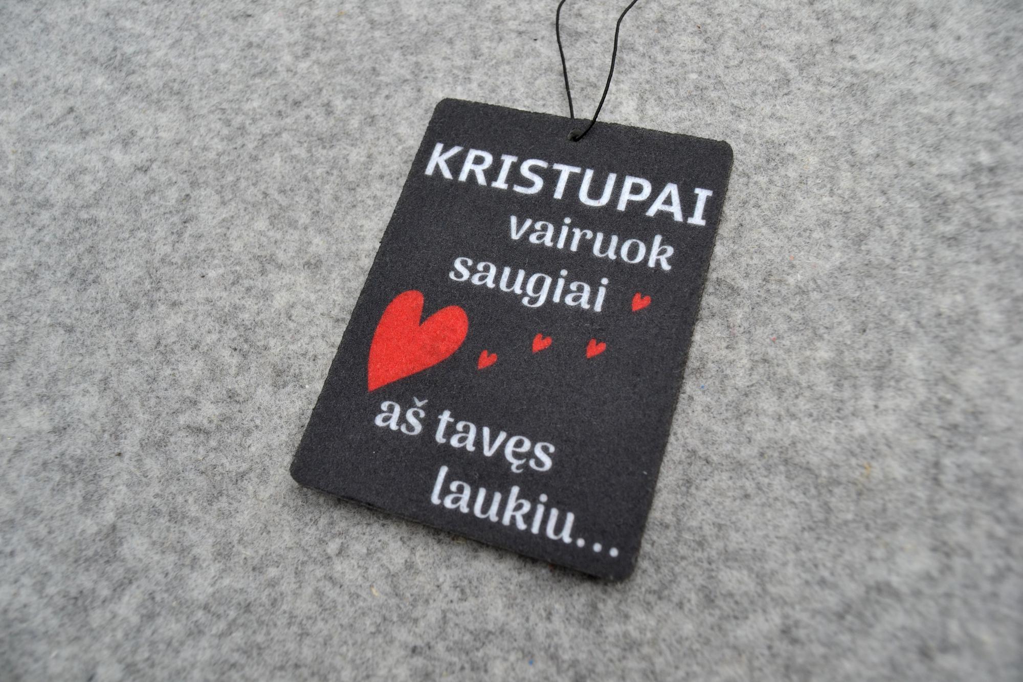 Automobilio kvapukas „Vairuok saugiai”