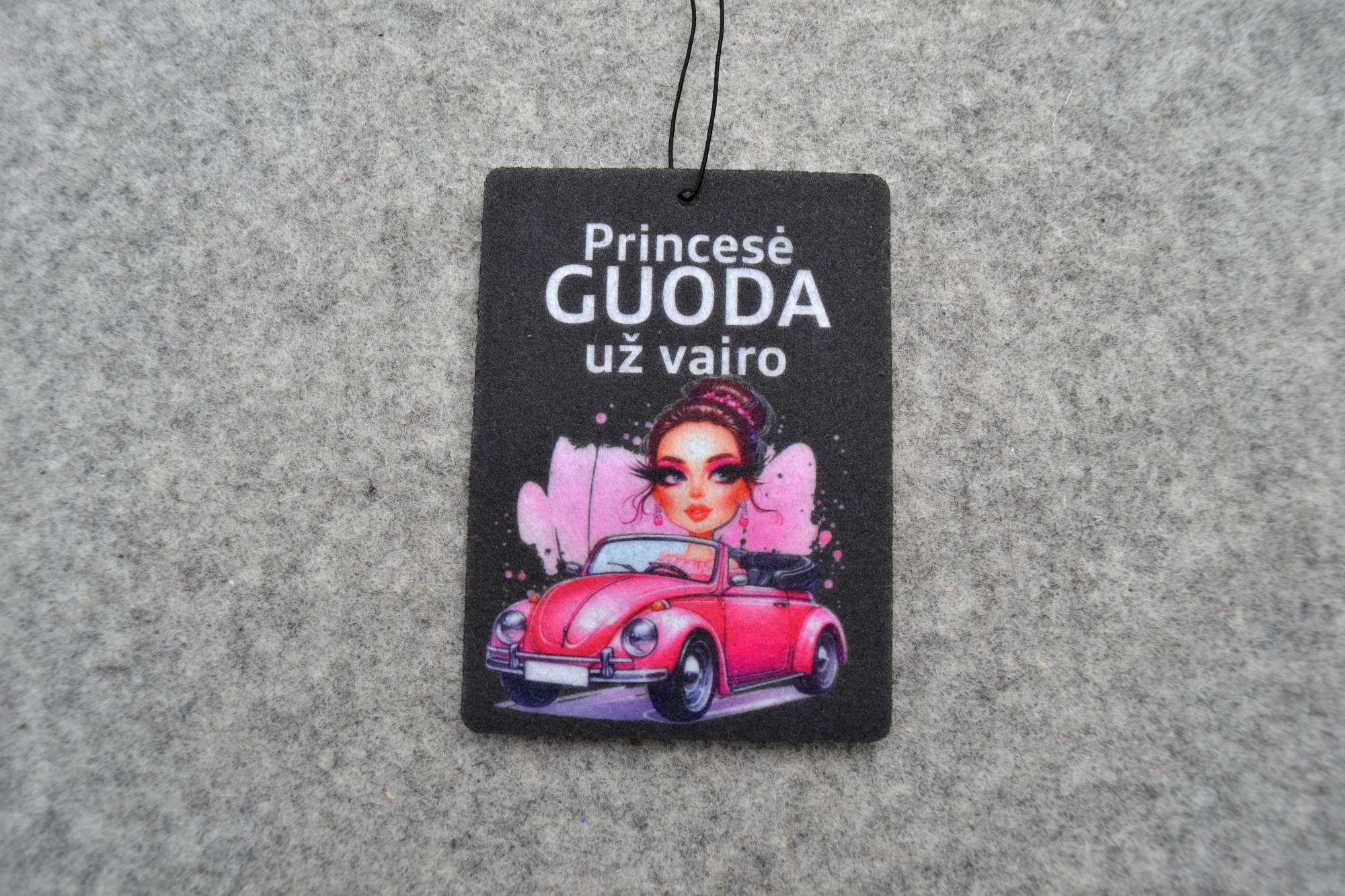 Automobilio kvapukas „Princesė už vairo”