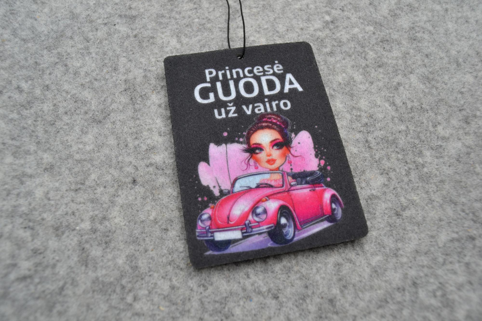 Automobilio kvapukas „Princesė už vairo”
