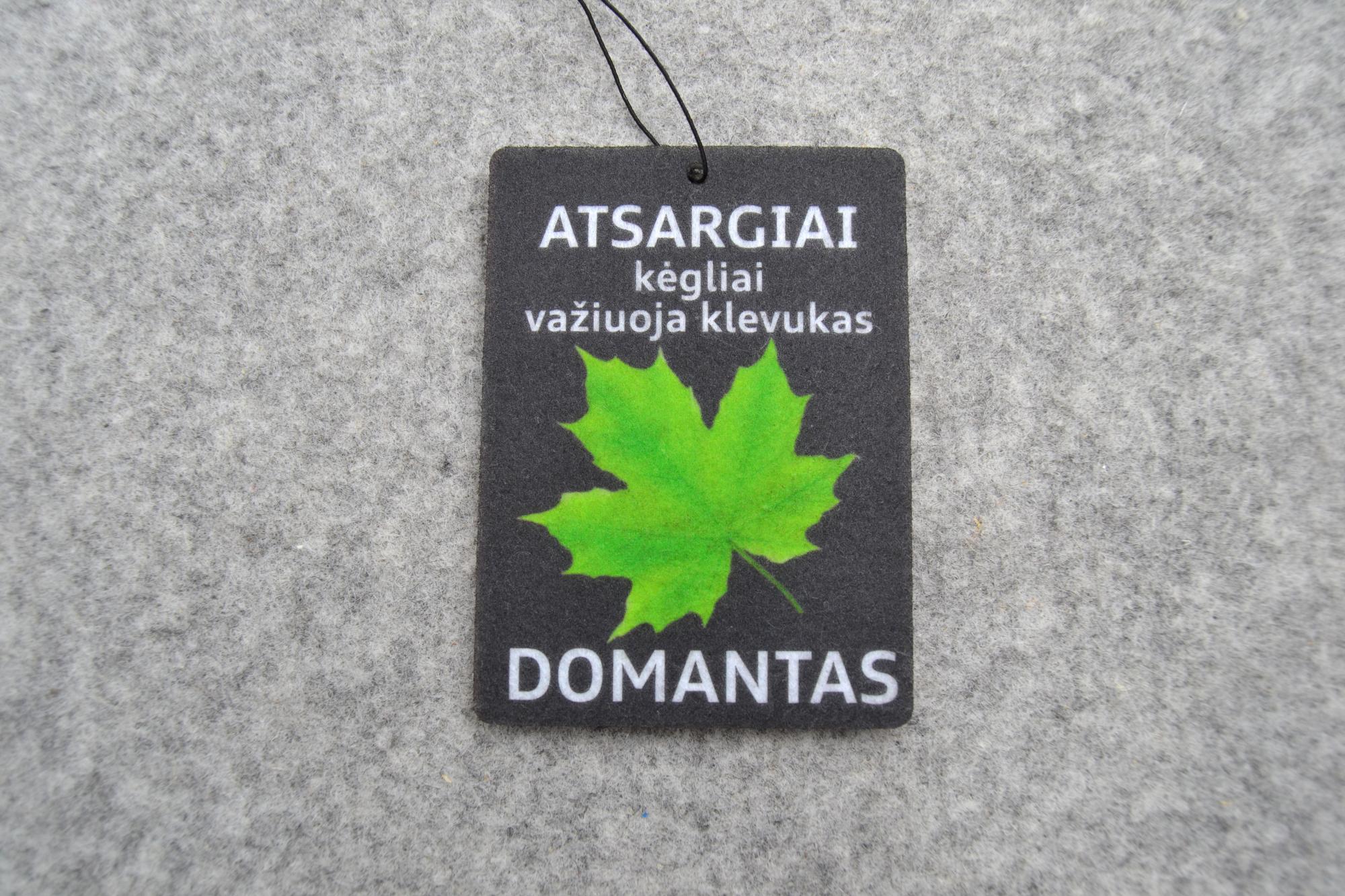 Automobilio kvapukas „Važiuoja klevukas”