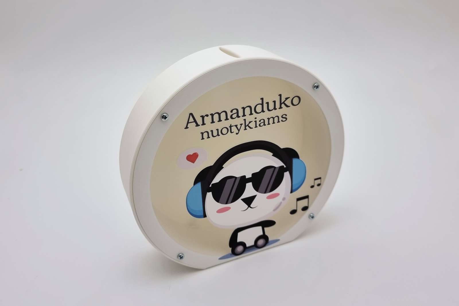 Taupyklė berniukui Panda su ausinėm