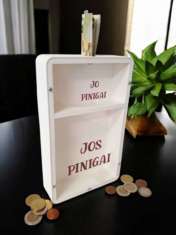 3D taupyklė „Jo pinigai, Jos pinigai“
