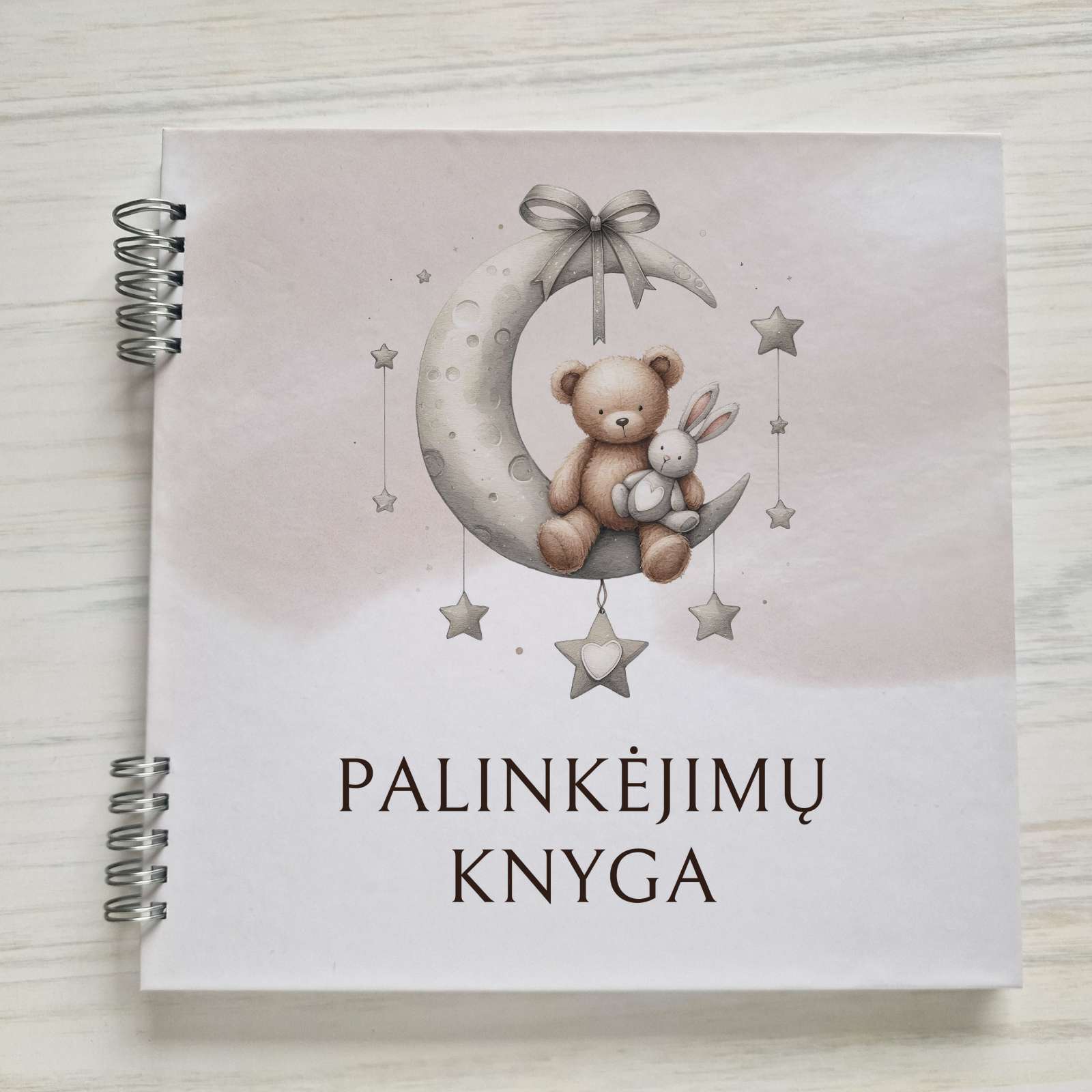 Palinkėjimų knyga „Meškiukas ir mėnulis“