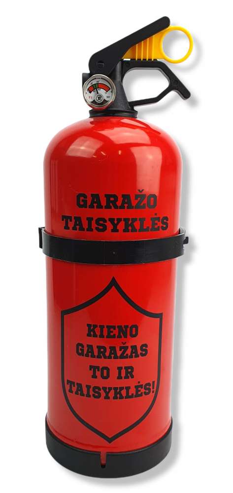 Gesintuvas 2kg. „Kieno garažas, to ir taisyklės"