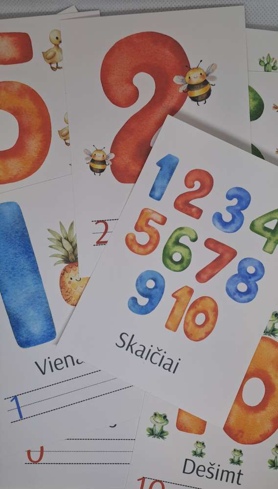 Mokomosios skaičių kortelės