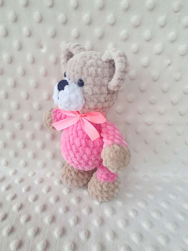 Meškiukas dovanų dėžutėje, dydis 18 cm