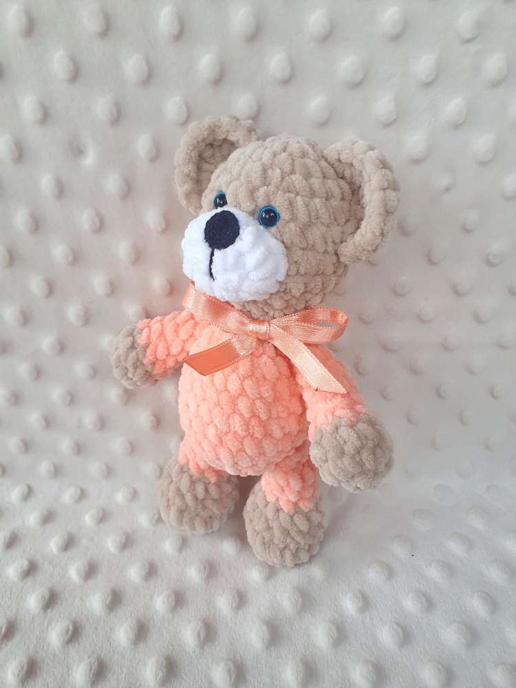 Meškiukas dovanų dėžutėje, dydis 18 cm