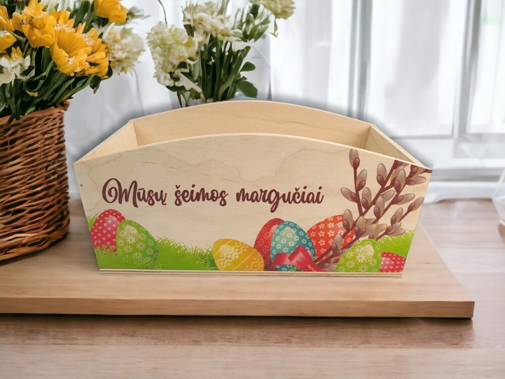 Velykinė dėžutė „Mūsų šeimos margučiai“