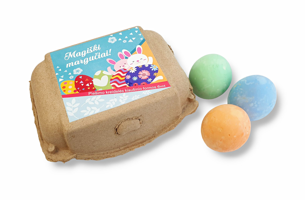 Piešimo kreidelės „Magiški margučiai"