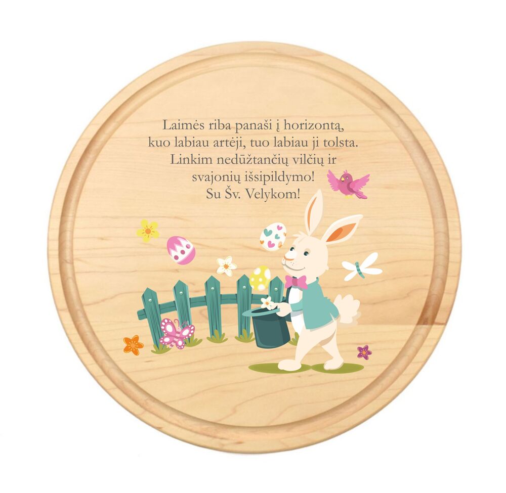 Apvali pjaustymo lentelė „Laimės riba panaši“