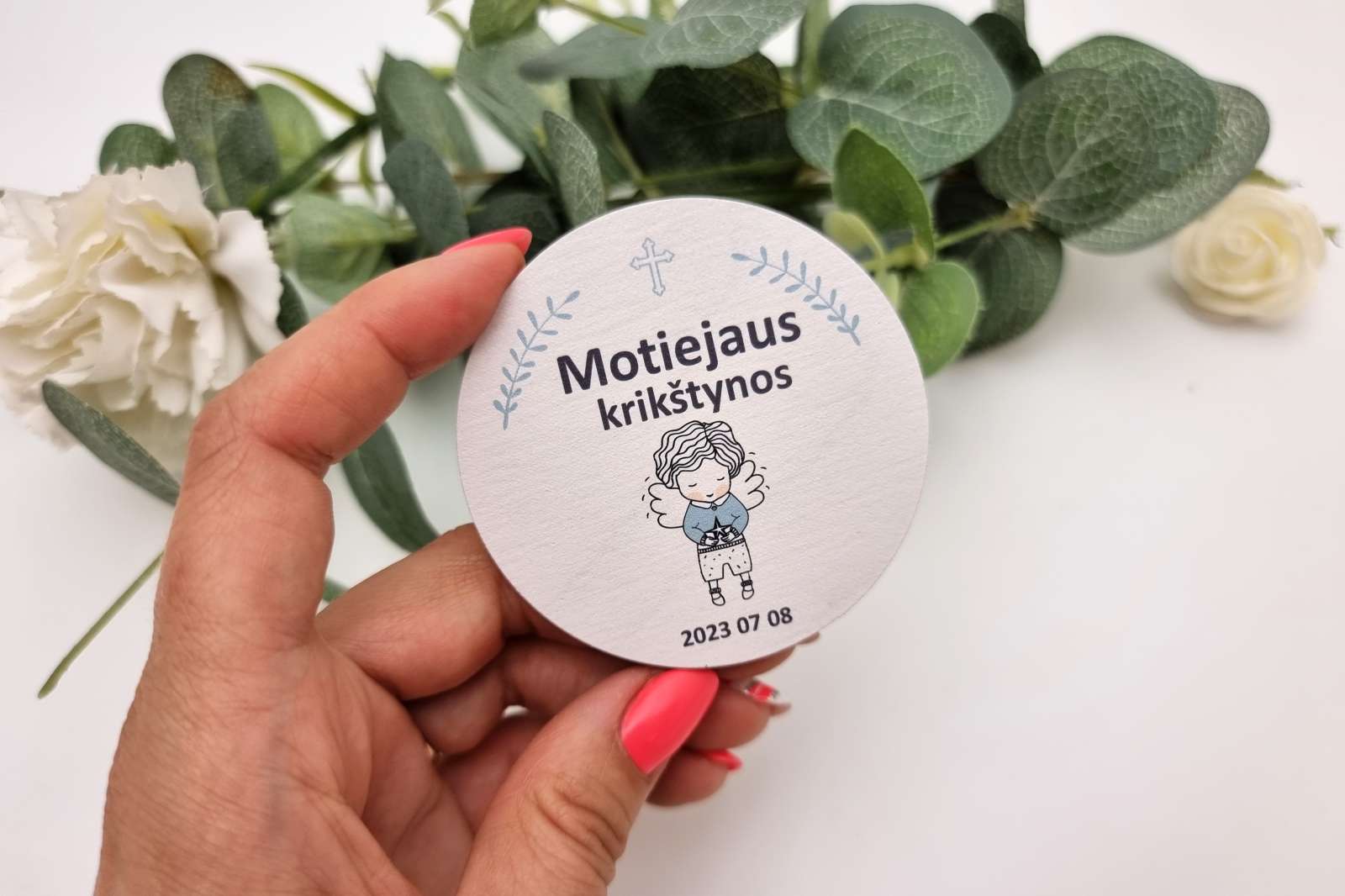 Magnetukai krikštynų svečiams „Angeliukas“