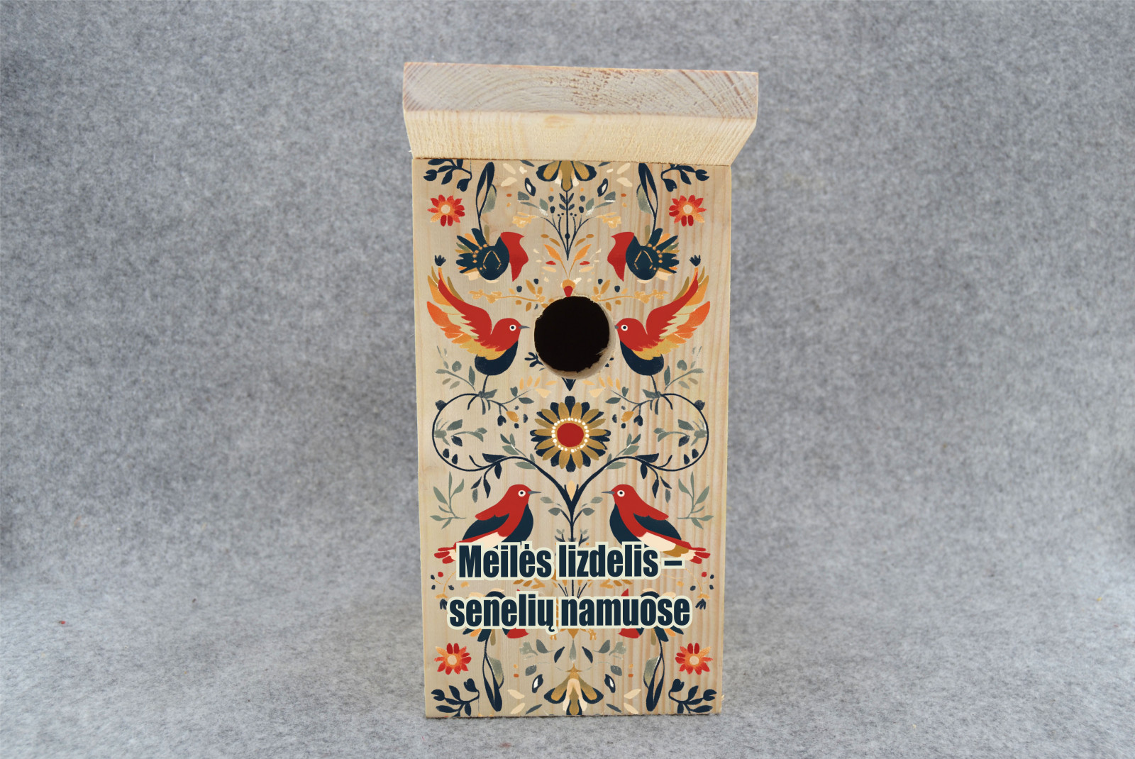 Medinis inkilas „Paukščiai čiulbuonėliai”