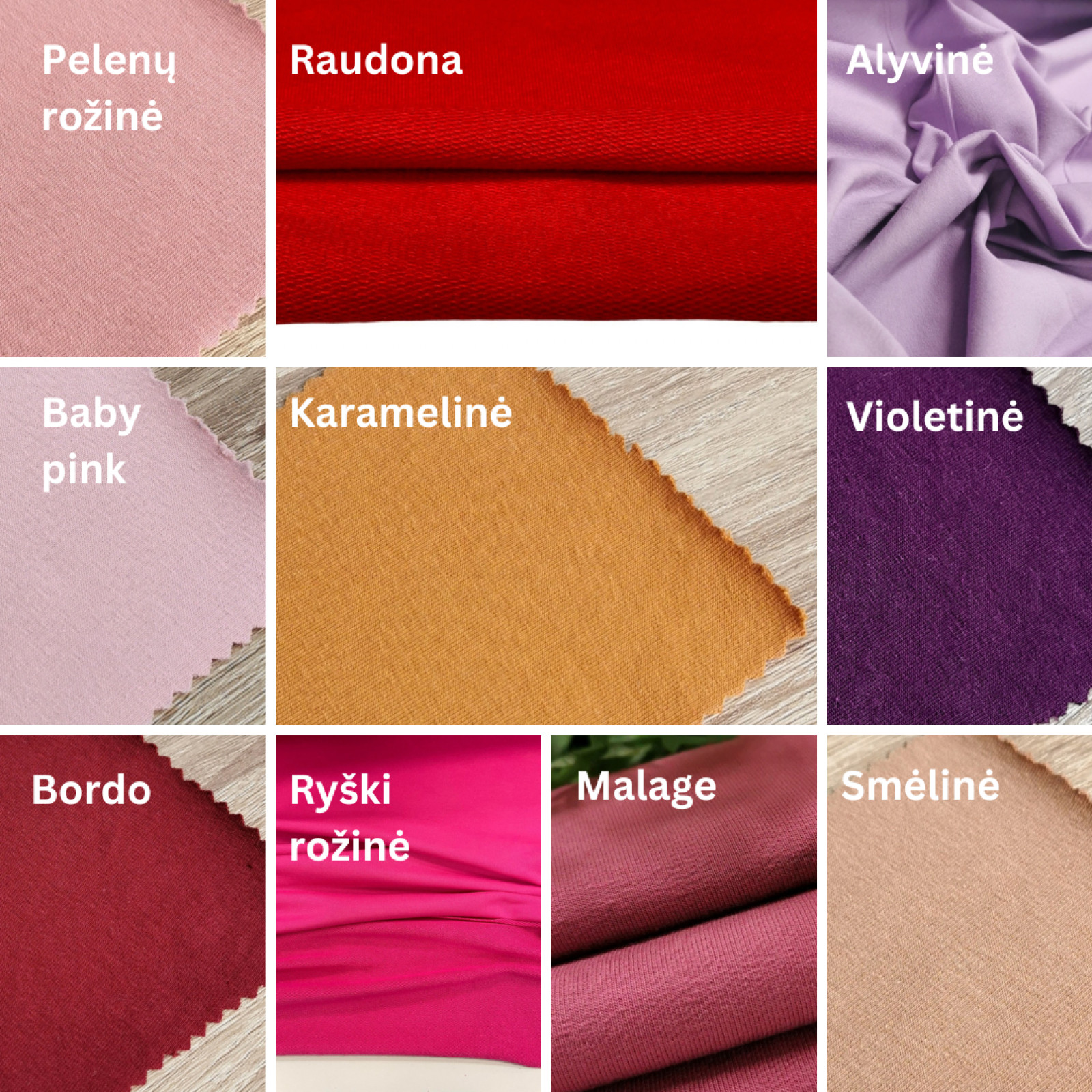 Užsegami šalmukai pavasariui su merino vilna