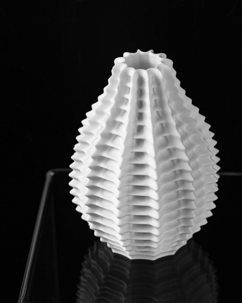 Vaza RIBBED FLOWER 3D PLA