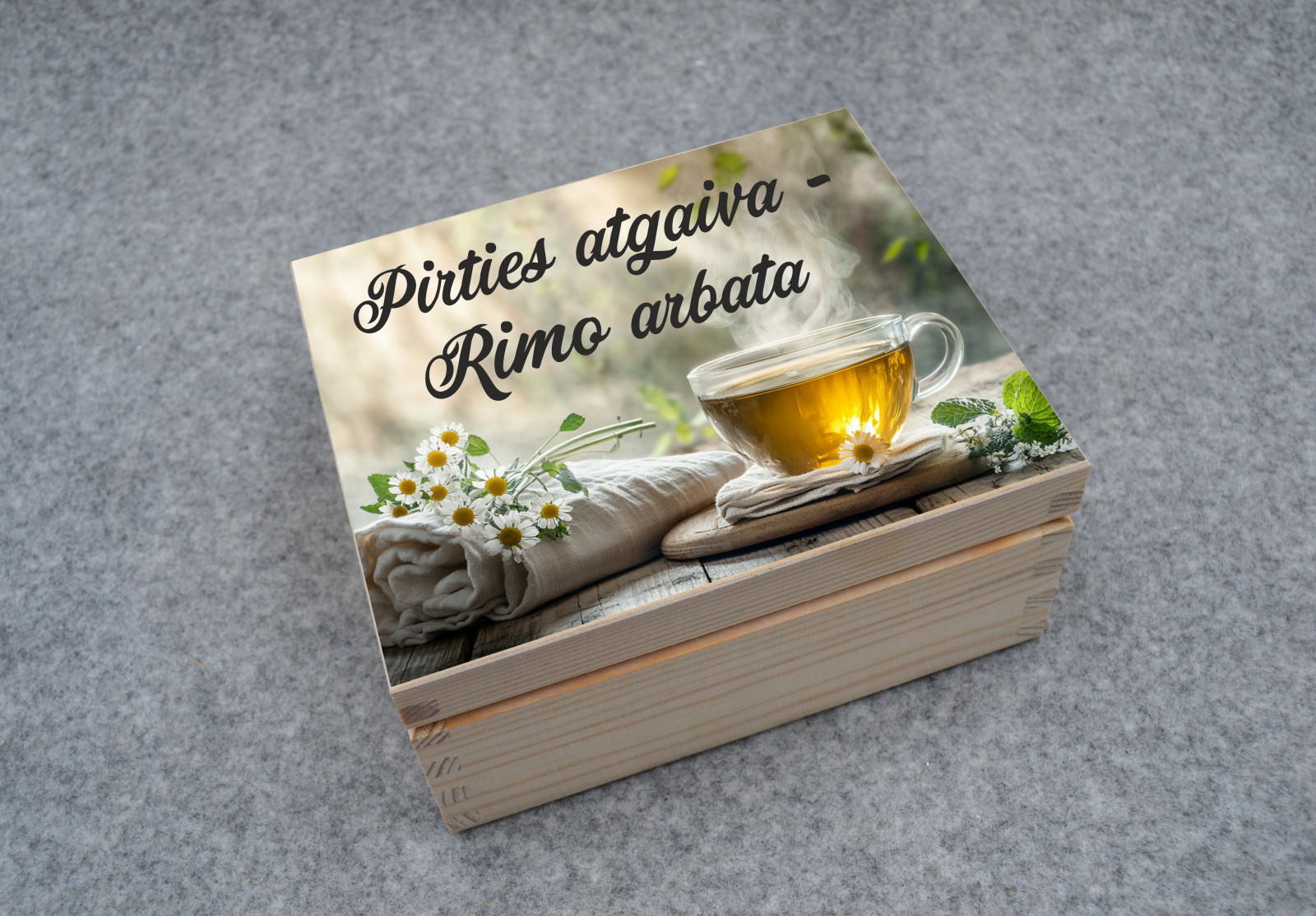 Arbatos dėžutė „Pirties atgaiva”
