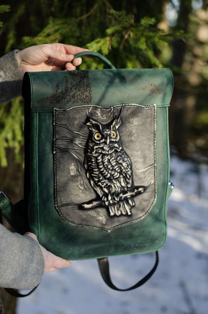 Kuprinė „Nakties Sargė“ 🌿🦉