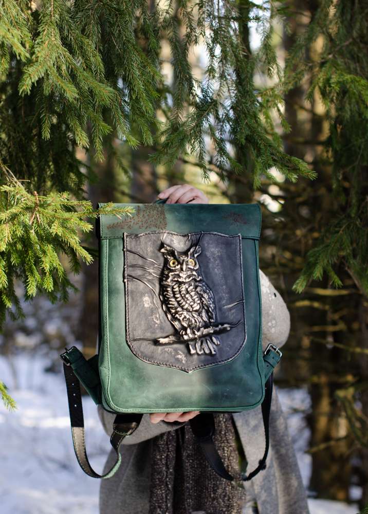Kuprinė „Nakties Sargė“ 🌿🦉