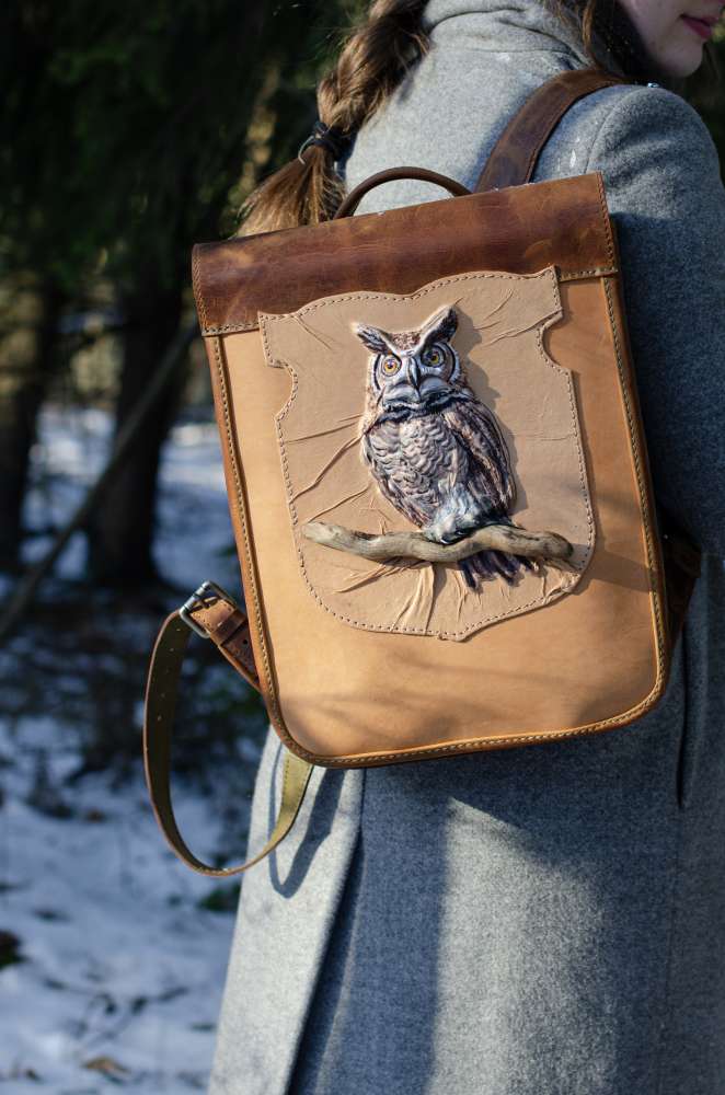 Kuprinė „Miško Sargė“ 🌿🦉