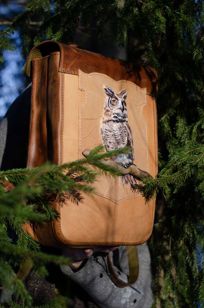 Kuprinė „Miško Sargė“ 🌿🦉