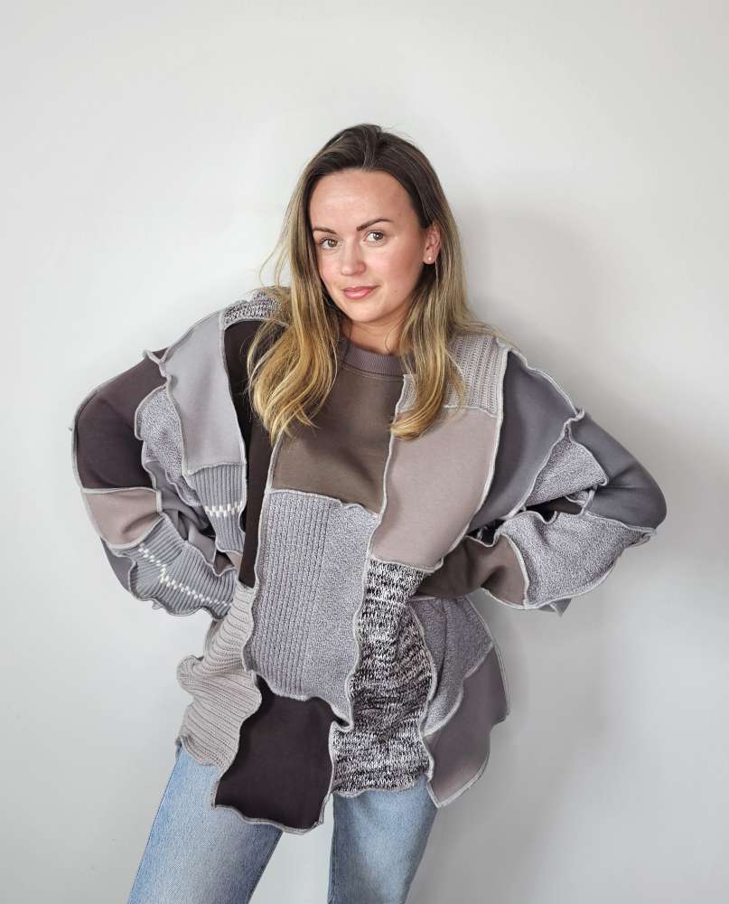 Stilingas išskirtinis ir vienetinis PLUS SIZE džemperis