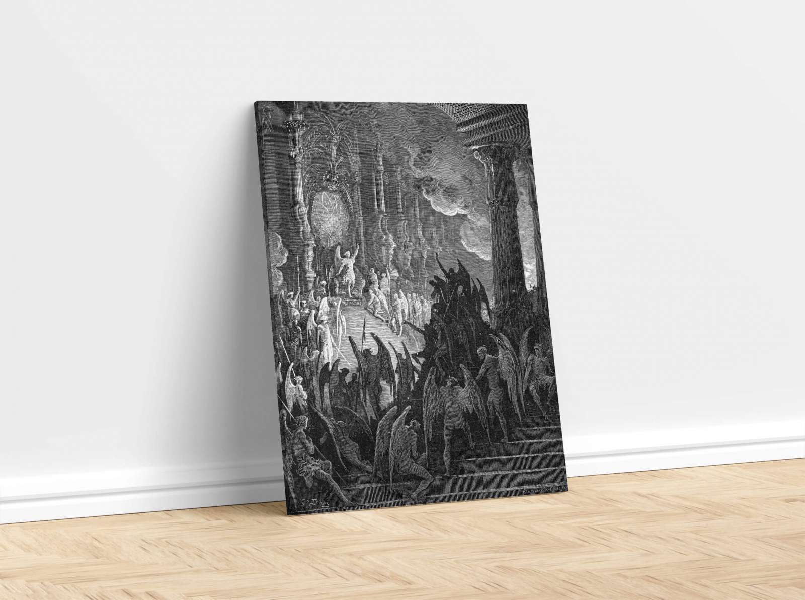 Reprodukcija „Aukštai soste“, Gustave Dore (1866)