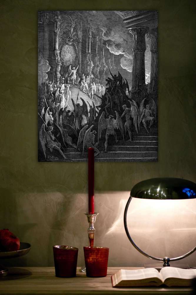 Reprodukcija „Aukštai soste“, Gustave Dore (1866)