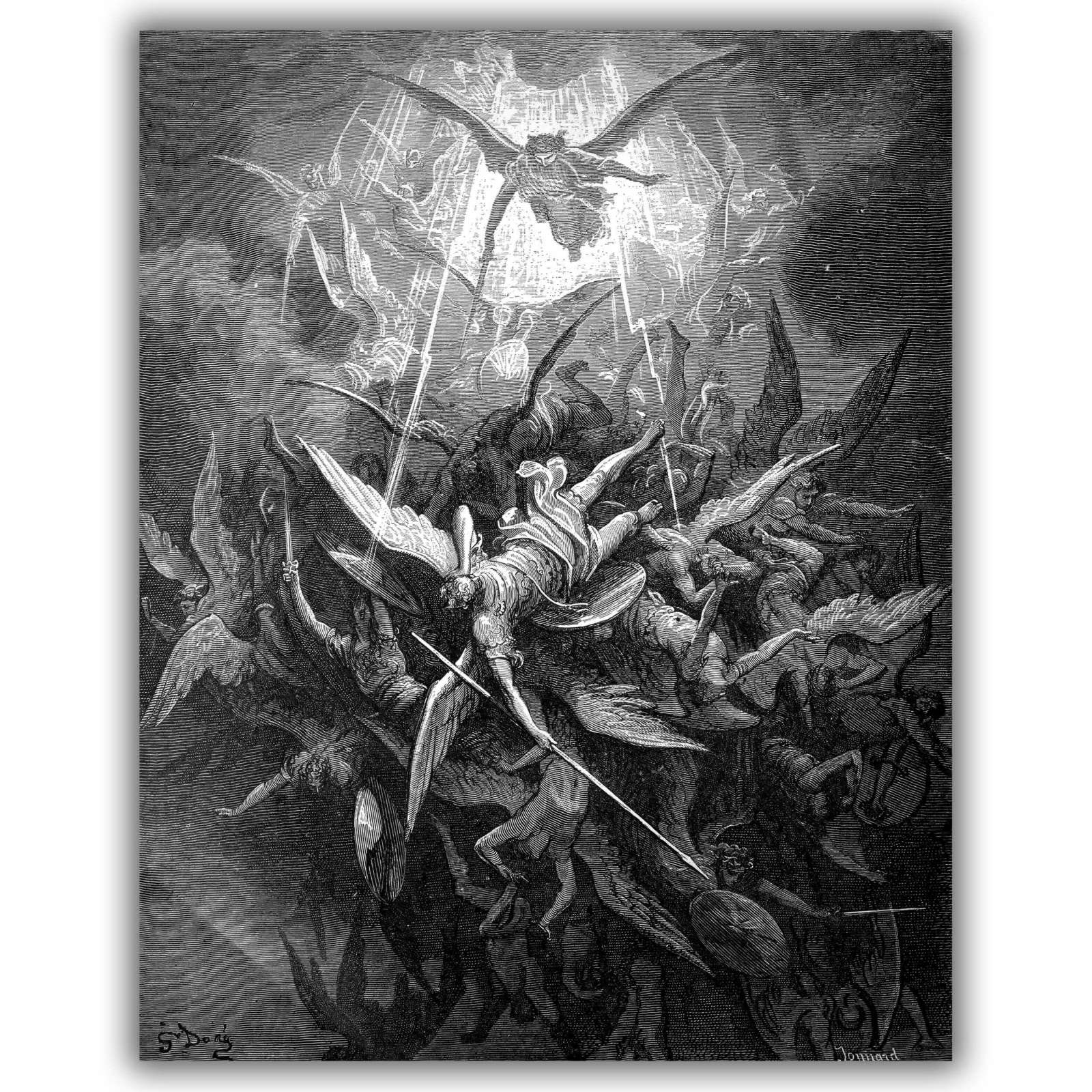 Reprodukcija „Jis visagalis“, Gustave Dore (1866)