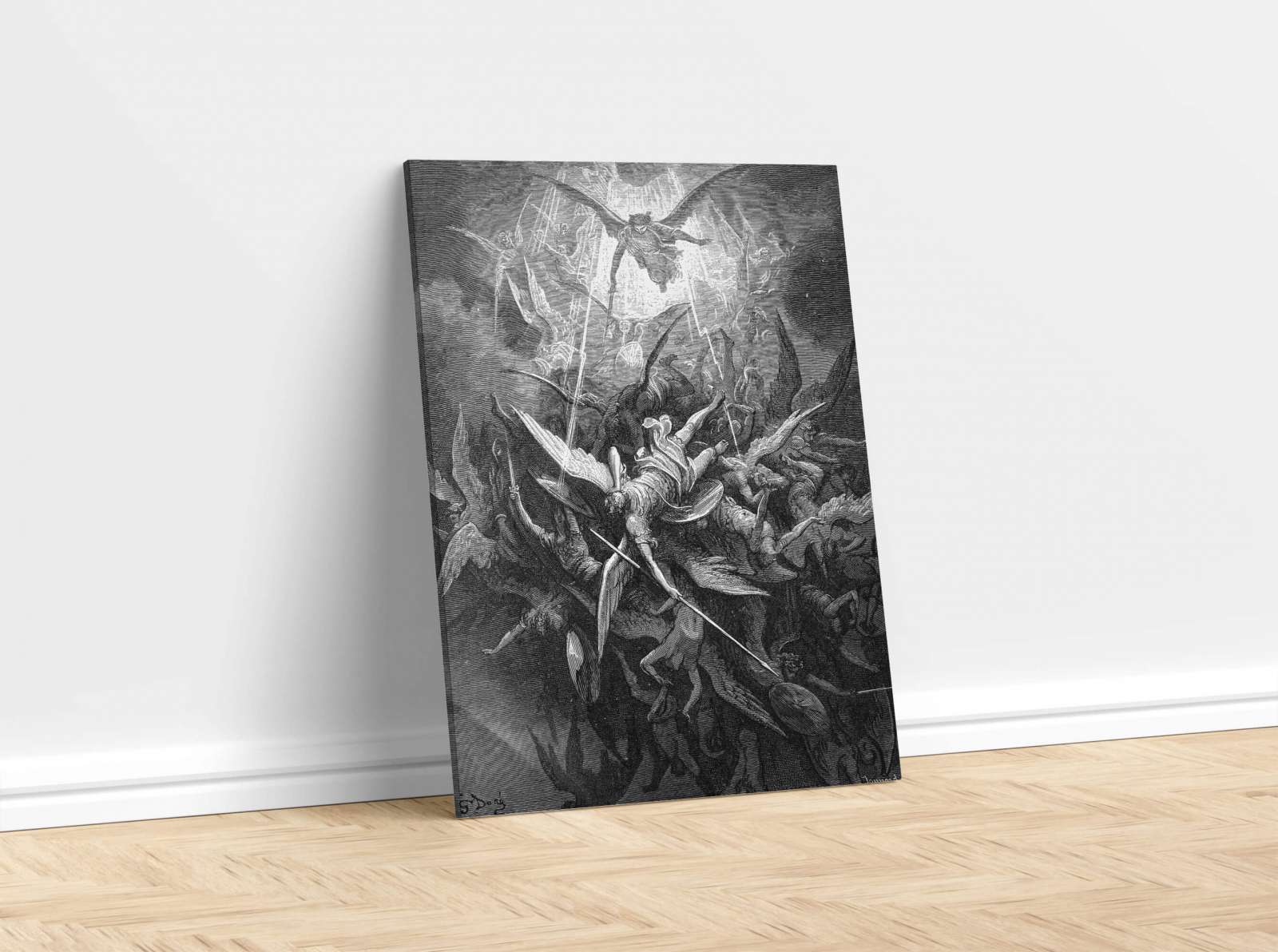 Reprodukcija „Jis visagalis“, Gustave Dore (1866)