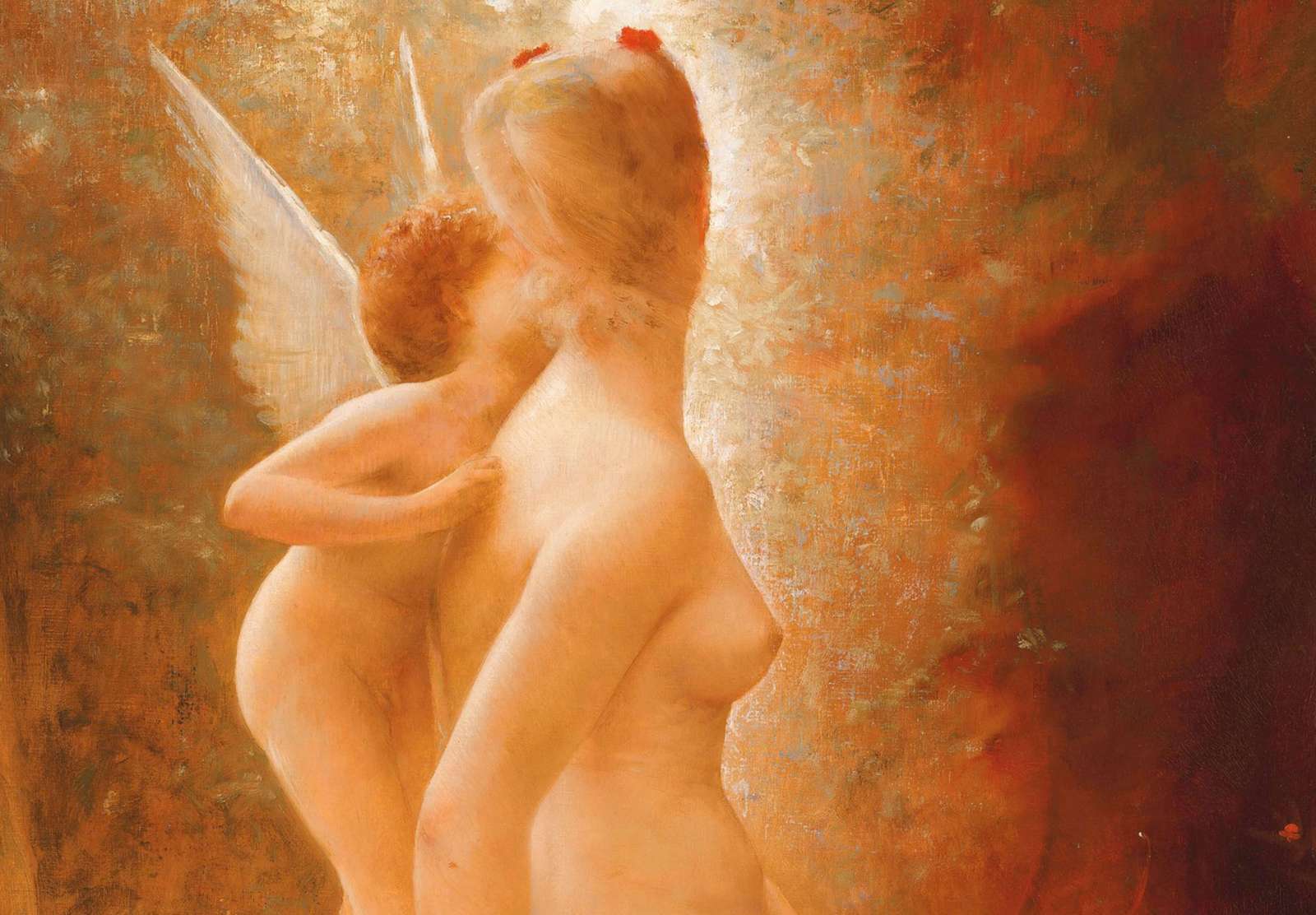 Reprodukcija „Kupidonas ir Psichė“, Charles Auguste Sellier