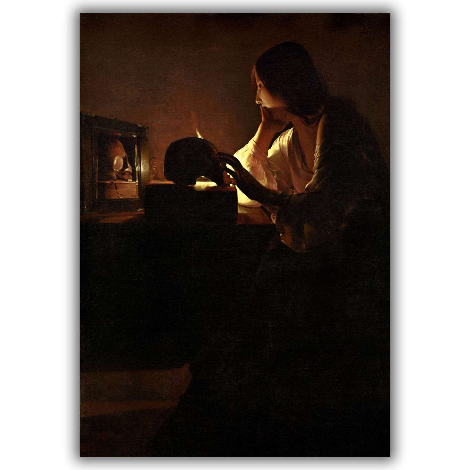 Reprodukcija „Atgailaujanti Magdalena“, Georges de La Tour