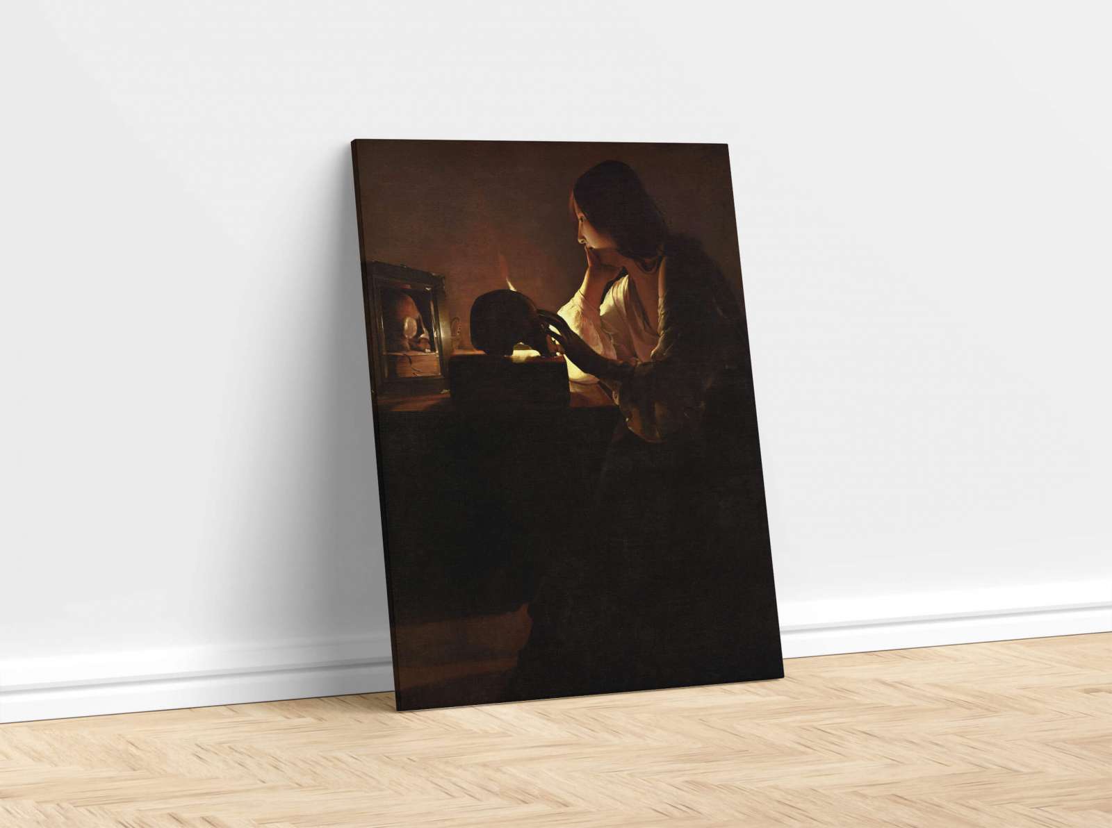 Reprodukcija „Atgailaujanti Magdalena“, Georges de La Tour