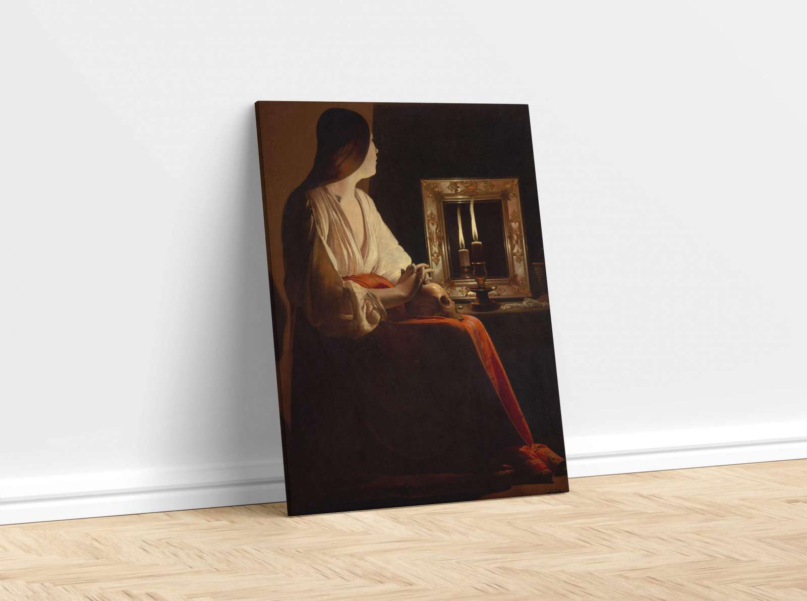 Reprodukcija „Atgailaujanti Magdalena“, Georges de La Tour