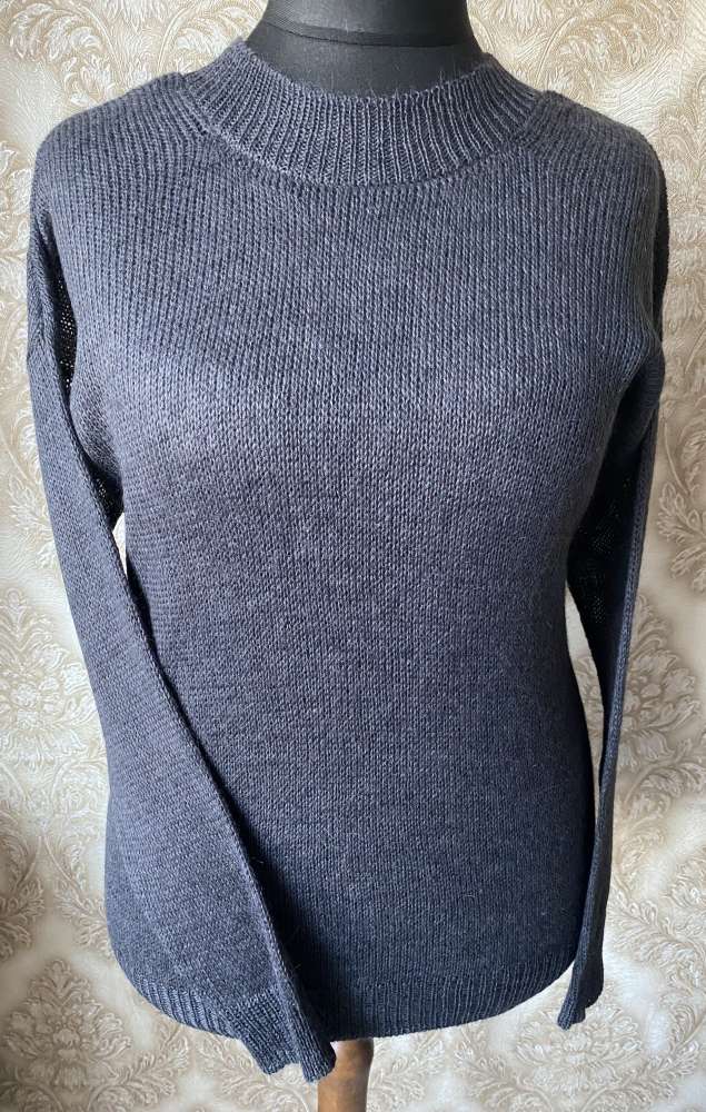 Megztas plonas moheros megztinis grafito spalvos S/M arba L/XL dydis GP-1643
