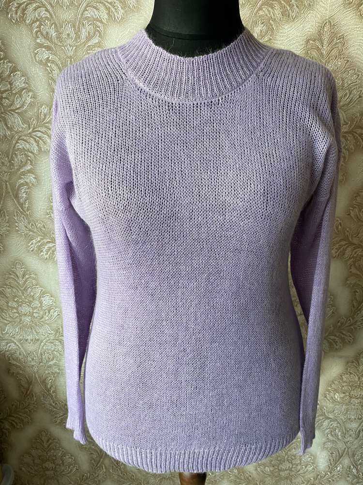 Megztas plonas moheros megztinis alyvinės spalvos M arba L/XL dydis GP-1646