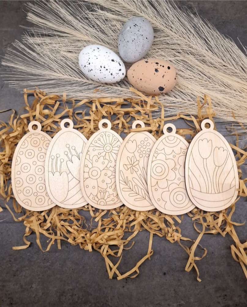 Edukacinis spalvinimo rinkinys vaikams „Velykiniai ornamentai“