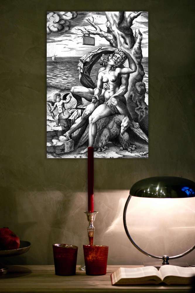 Reprodukcija „Jupiteris ir Semelė“, Marco da Ravenna