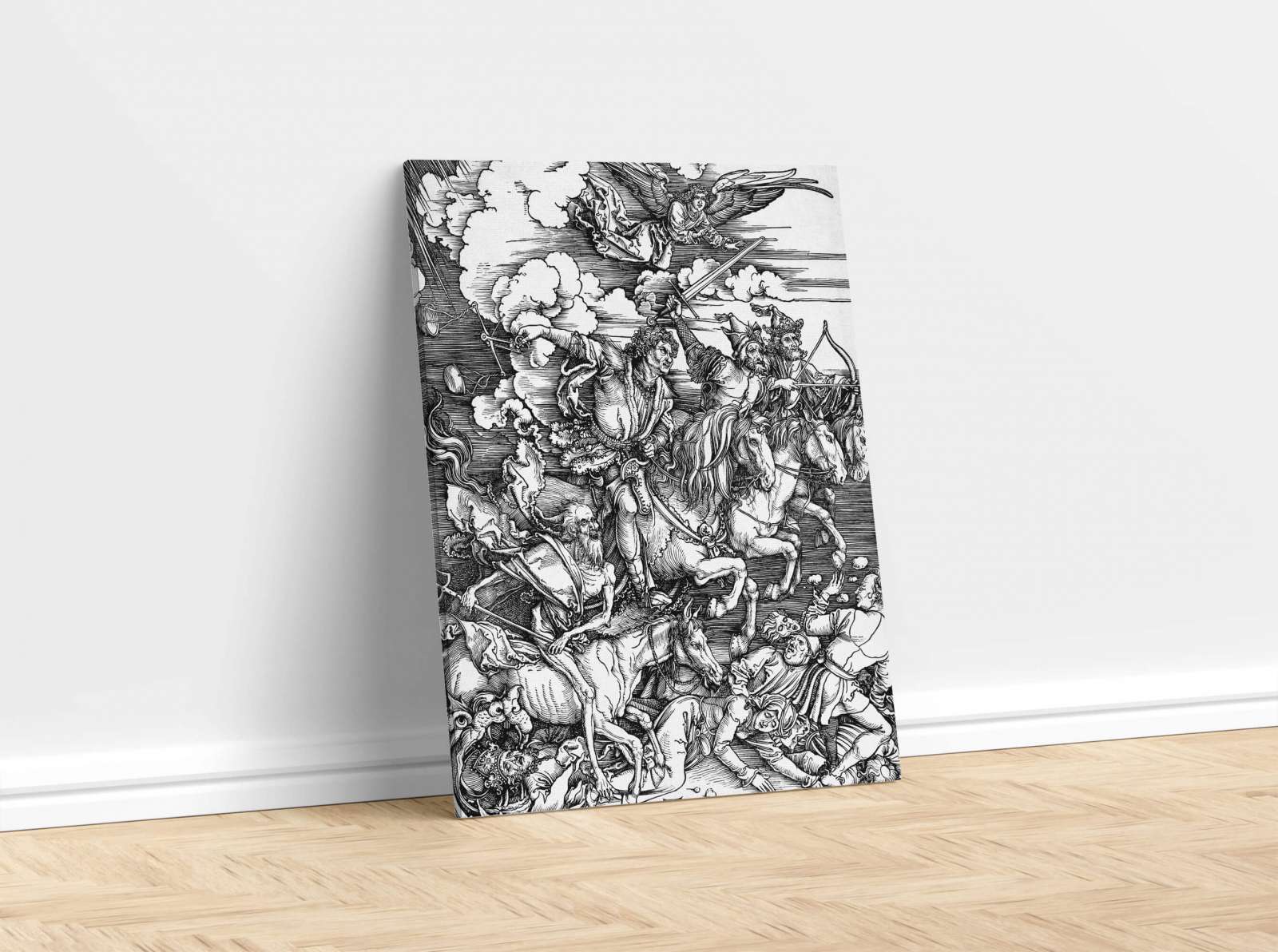 Reprodukcija „Keturi apokalipsės raiteliai“, Albrecht Durer