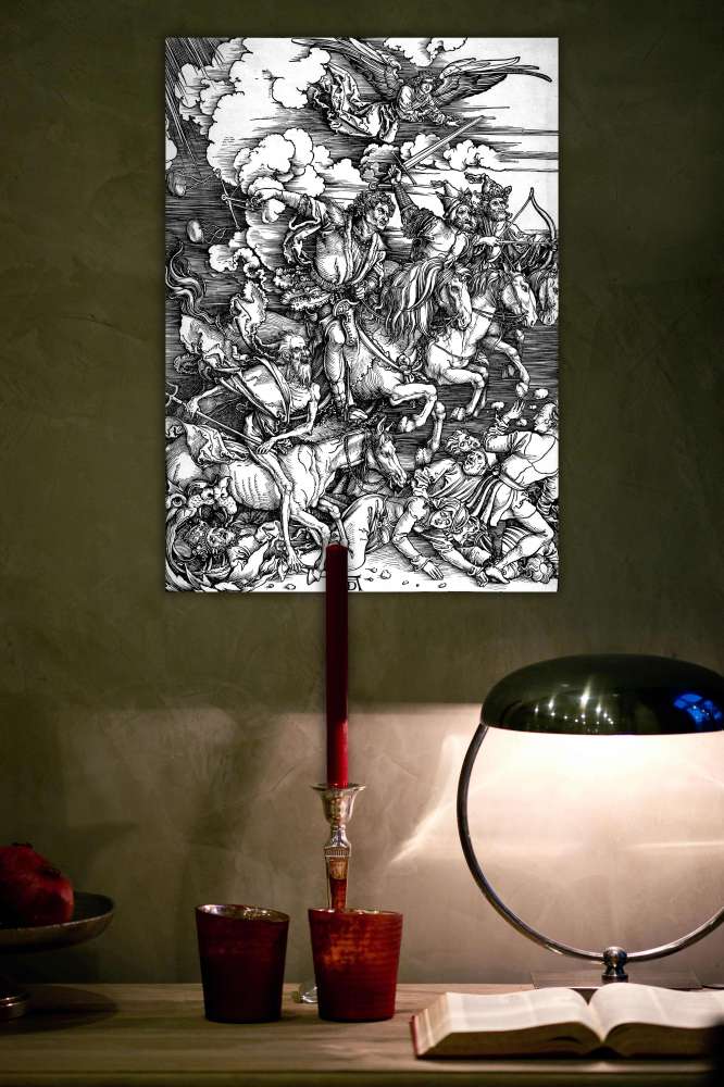 Reprodukcija „Keturi apokalipsės raiteliai“, Albrecht Durer