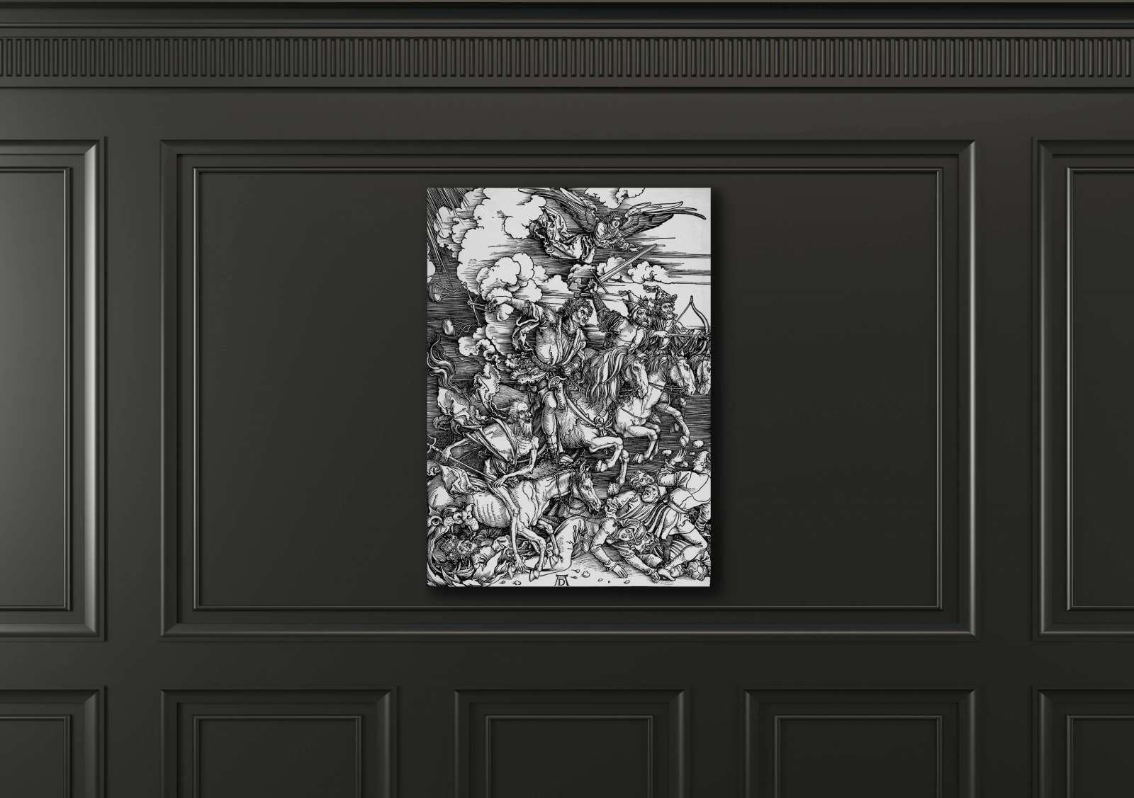 Reprodukcija „Keturi apokalipsės raiteliai“, Albrecht Durer
