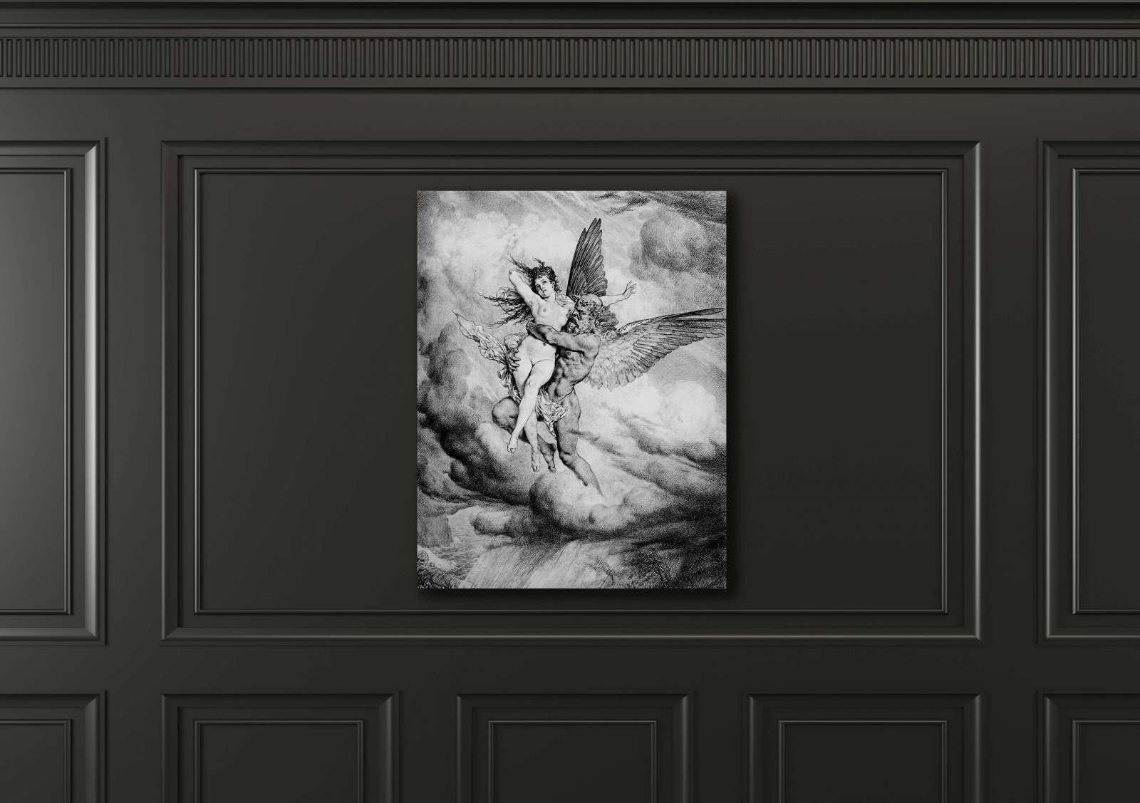 Reprodukcija „Borėjas ir Oreitija“, Heinrich Lossow