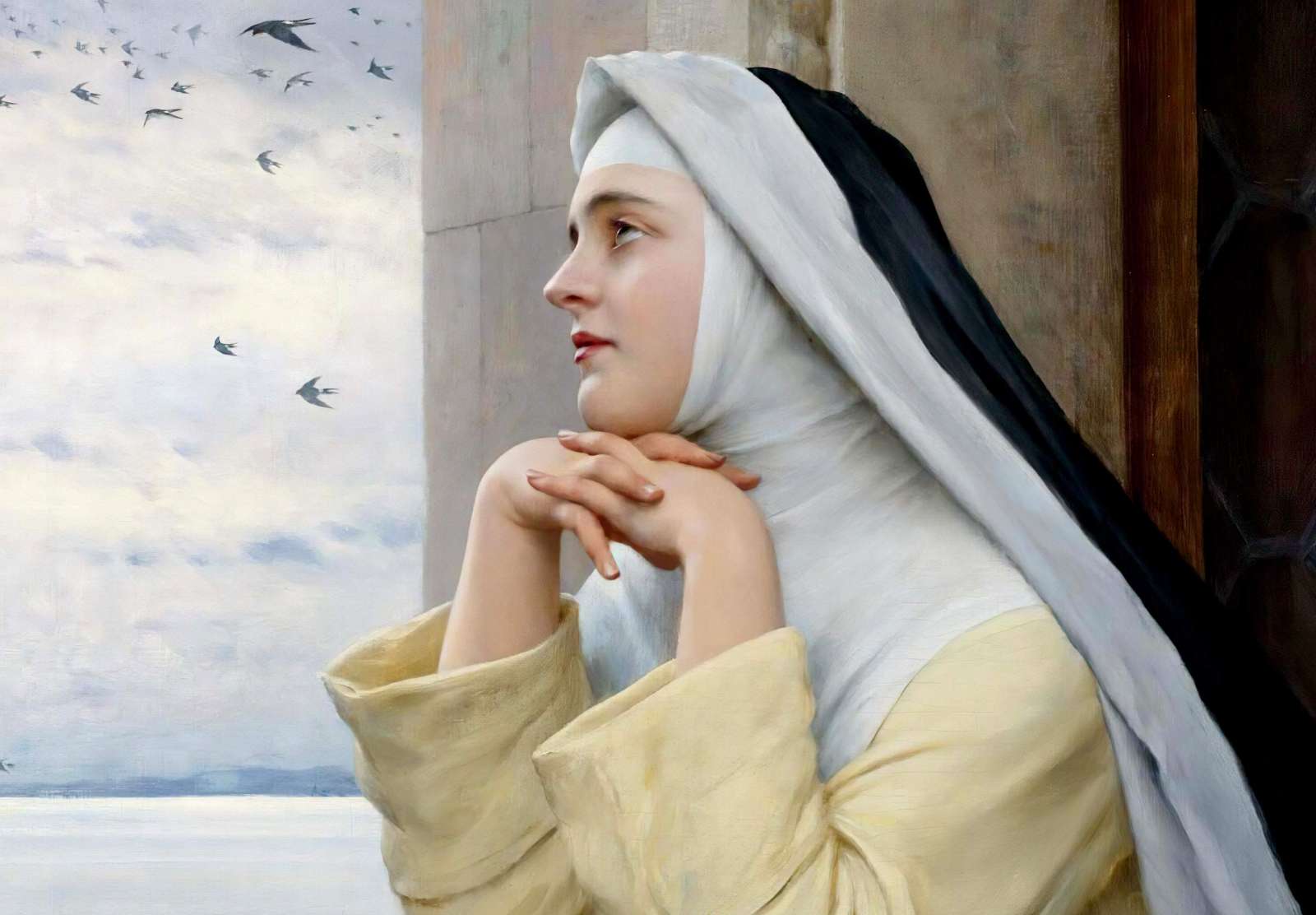 Reprodukcija „Dievo kūriniai“, Eugen von Blaas (1913)