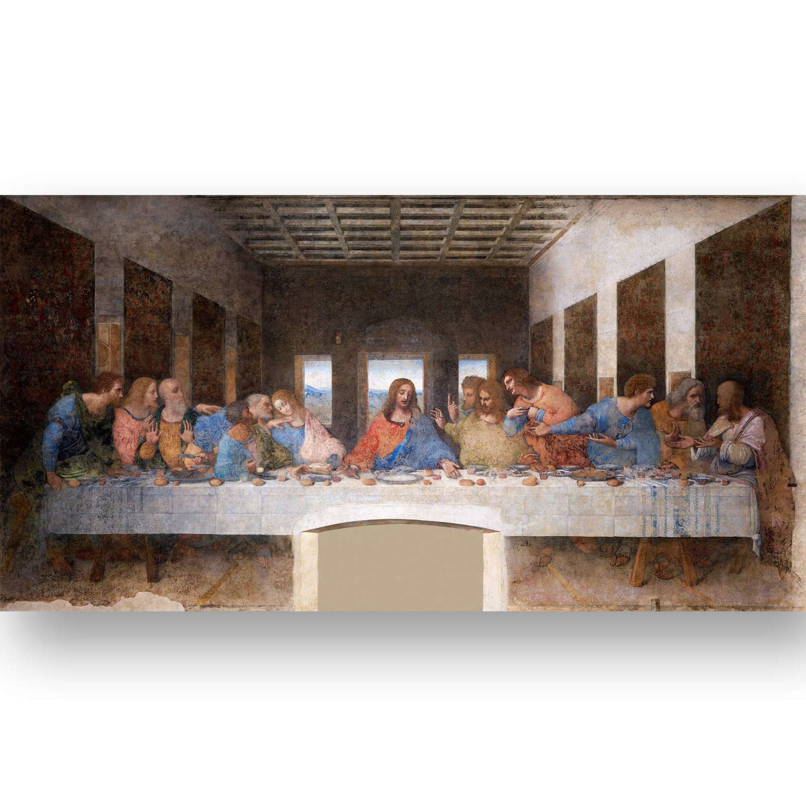 Reprodukcija „Paskutinė vakarienė“, Leonardo da Vinci (1498)
