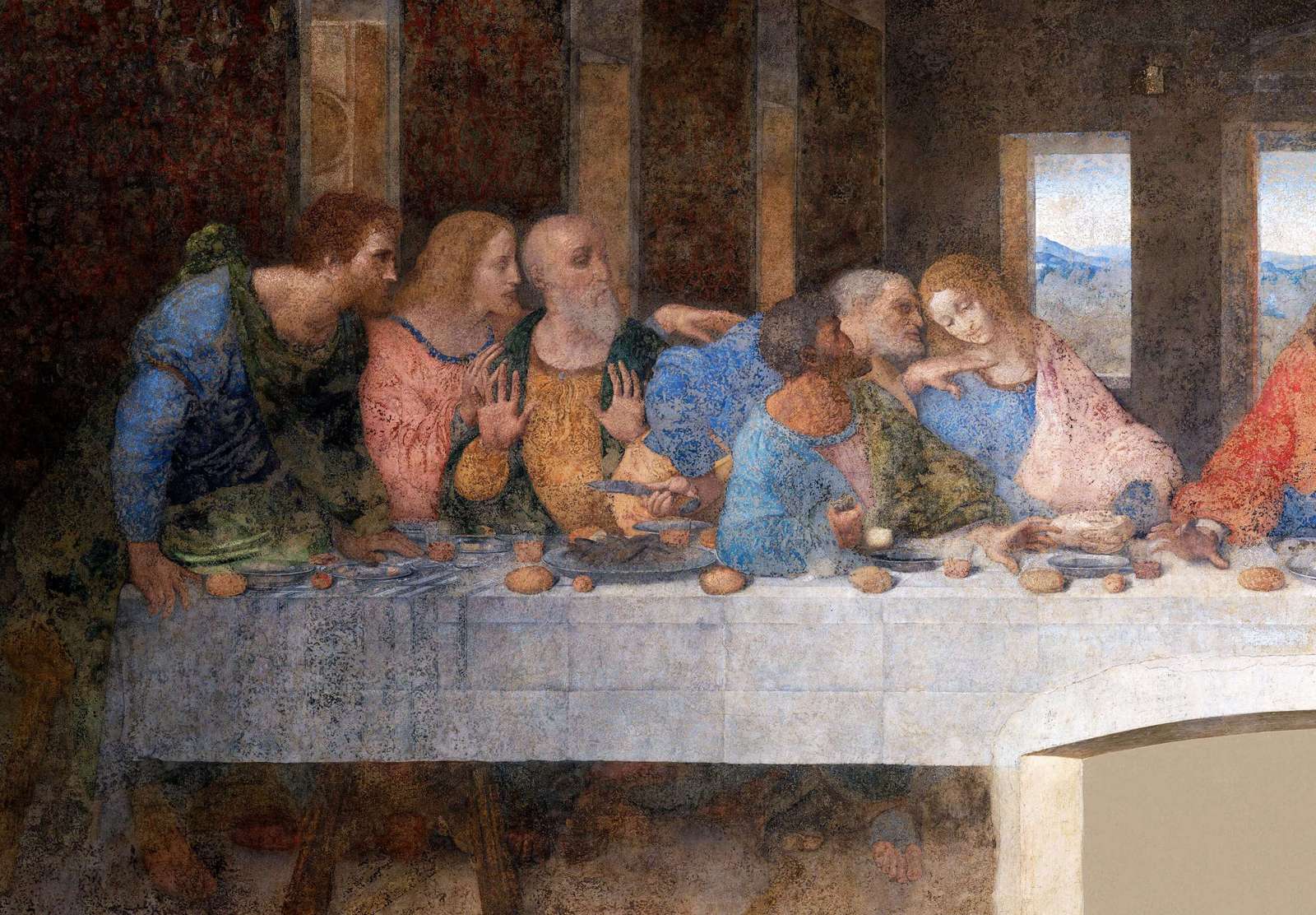Reprodukcija „Paskutinė vakarienė“, Leonardo da Vinci (1498)
