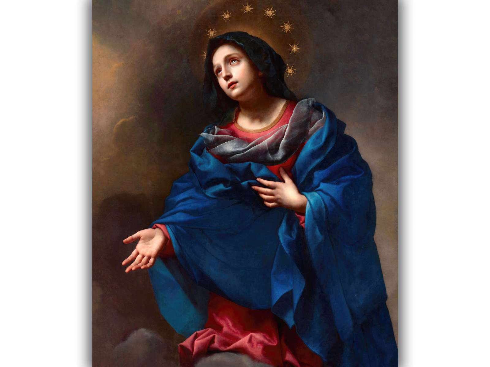 Reprodukcija „Šlovingoji Madona“, Carlo Dolci (1675)