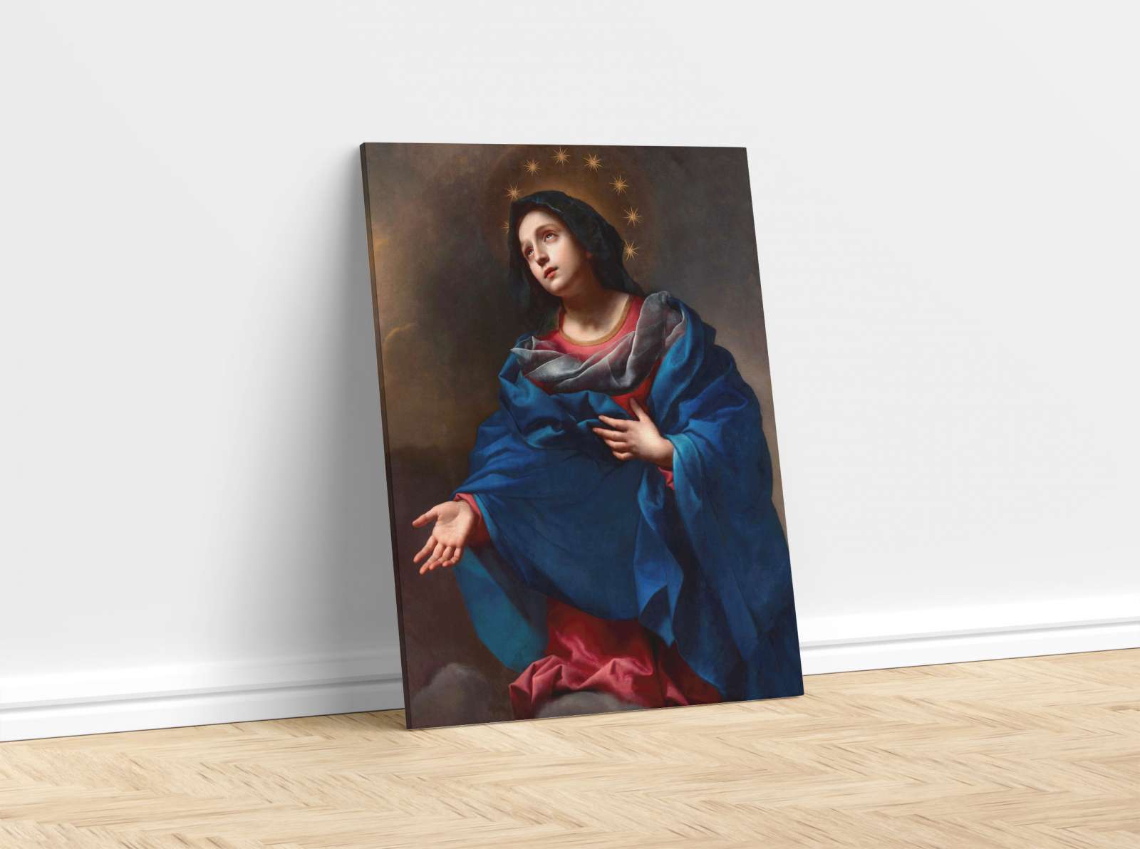 Reprodukcija „Šlovingoji Madona“, Carlo Dolci (1675)