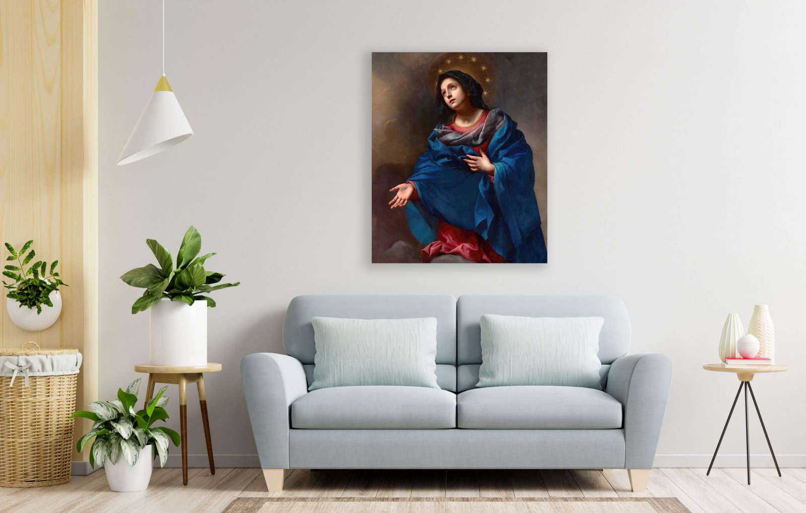 Reprodukcija „Šlovingoji Madona“, Carlo Dolci (1675)