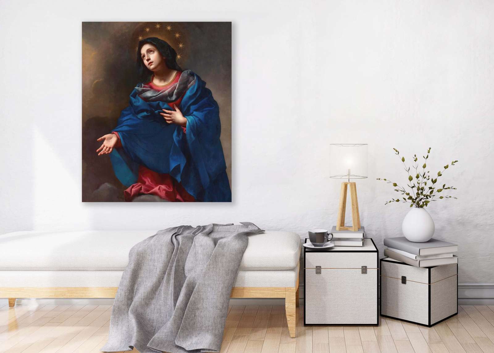 Reprodukcija „Šlovingoji Madona“, Carlo Dolci (1675)
